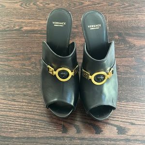 Versace Heeled Mules